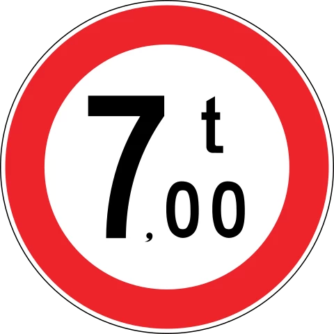 YÜKLÜ AĞIRLIĞI 7 TONDAN FAZLA OLAN TAŞIT GİREMEZ